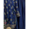 deep-blue-pure-sheesha-silk-blockprint-hand-embellished-dhaka-pajama-silhouettebysl-formal-wear-closeup Sapphire Bloom
